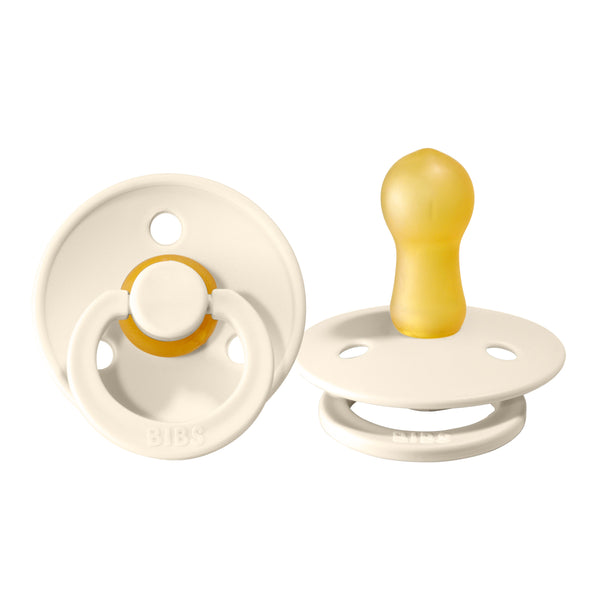 Bibs rund sut, str 2 - Ivory