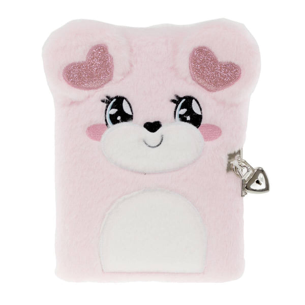 Tinka Dagbog Plys bamse med Hjerteører