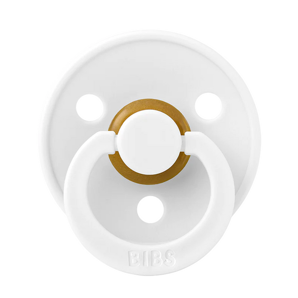 Bibs rund sut, str 2 - white