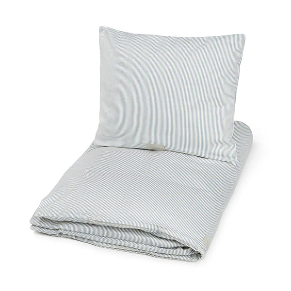Cam Cam Junior Sengetøj 100 x 140 cm - Classic Stripes Blue