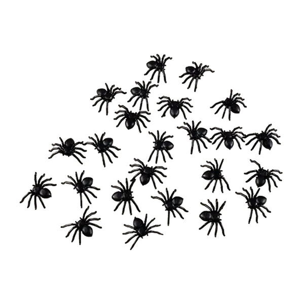 Halloween Edderkopper i Pose, 24 Stk