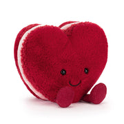 01_Jellycat Amuseables Arlette Hjerte Macaron, Rød.jpg