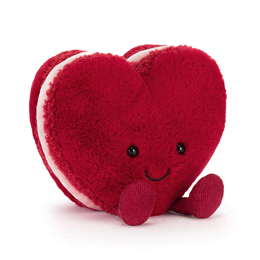 01_Jellycat Amuseables Arlette Hjerte Macaron, Rød.jpg