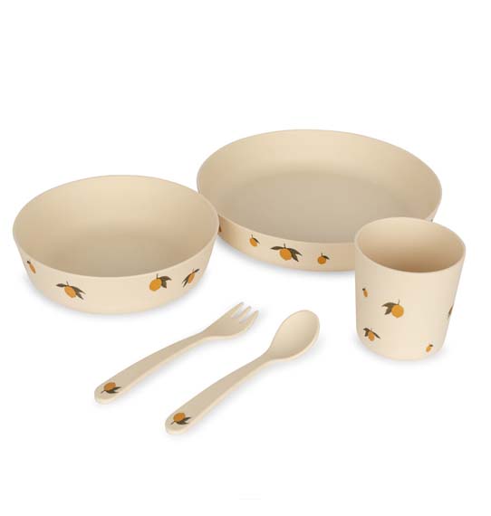 Konges Sløjd spisesæt, Lemon///KS4240-LEMON