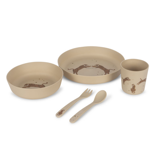 Konges Sløjd spisesæt, tiger