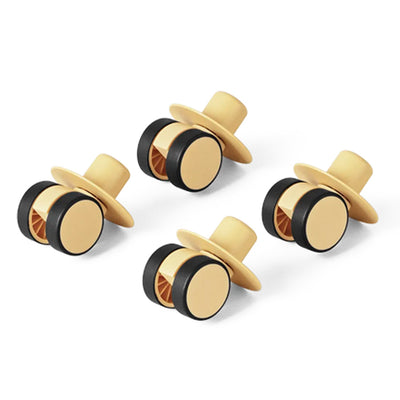 Modu 4 Hjul til Opbevaringskasse, Honey Yellow