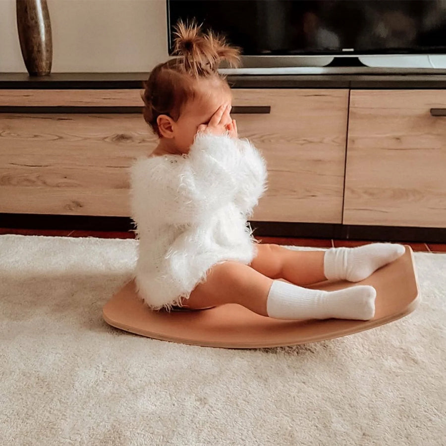 02_CurveLab balancebræt med filt, Little Arc, lys orange 1.jpg