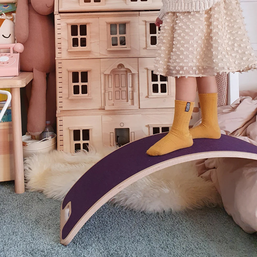 02_CurveLab balancebræt med filt, Perfect Arc, lys orange 1.jpg