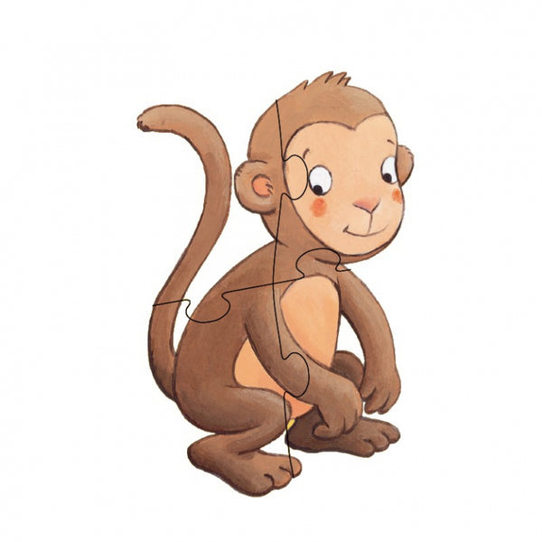 Djeco 6 puslespil med Marmoset og venner