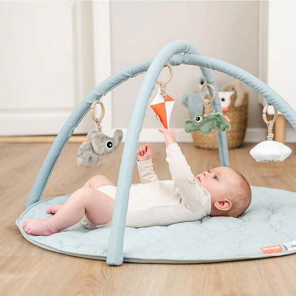 Done by Deer Aktivitetslegetæppe, blå