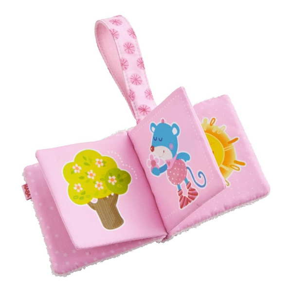 HABA Lille stofbog m strop, Musen Merle