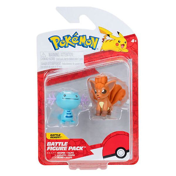 Pokemon battle figur, Wooper + Vulpix