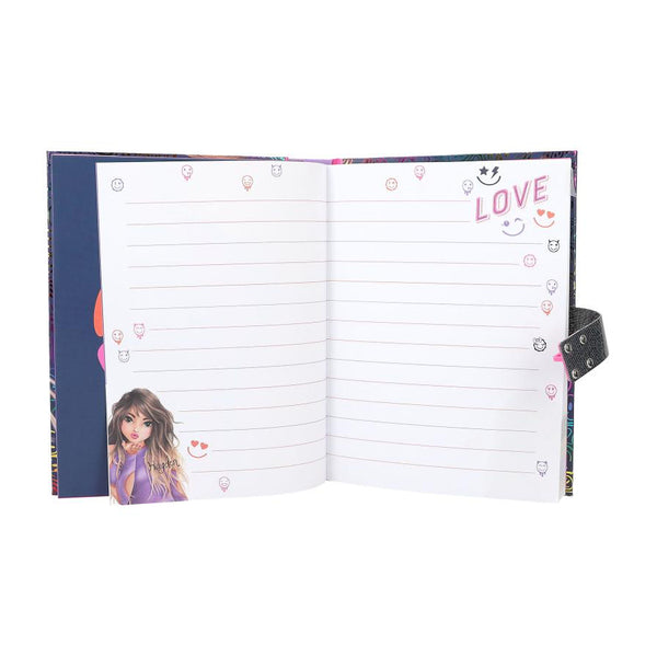 TOPModel Dagbog m/Kode og Musik, NIGHT LIGHT