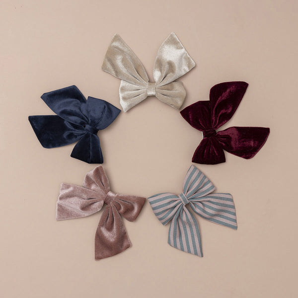 Mimi & Lula 2 Hårsløjfer, Stripe Agnes Pony Pals