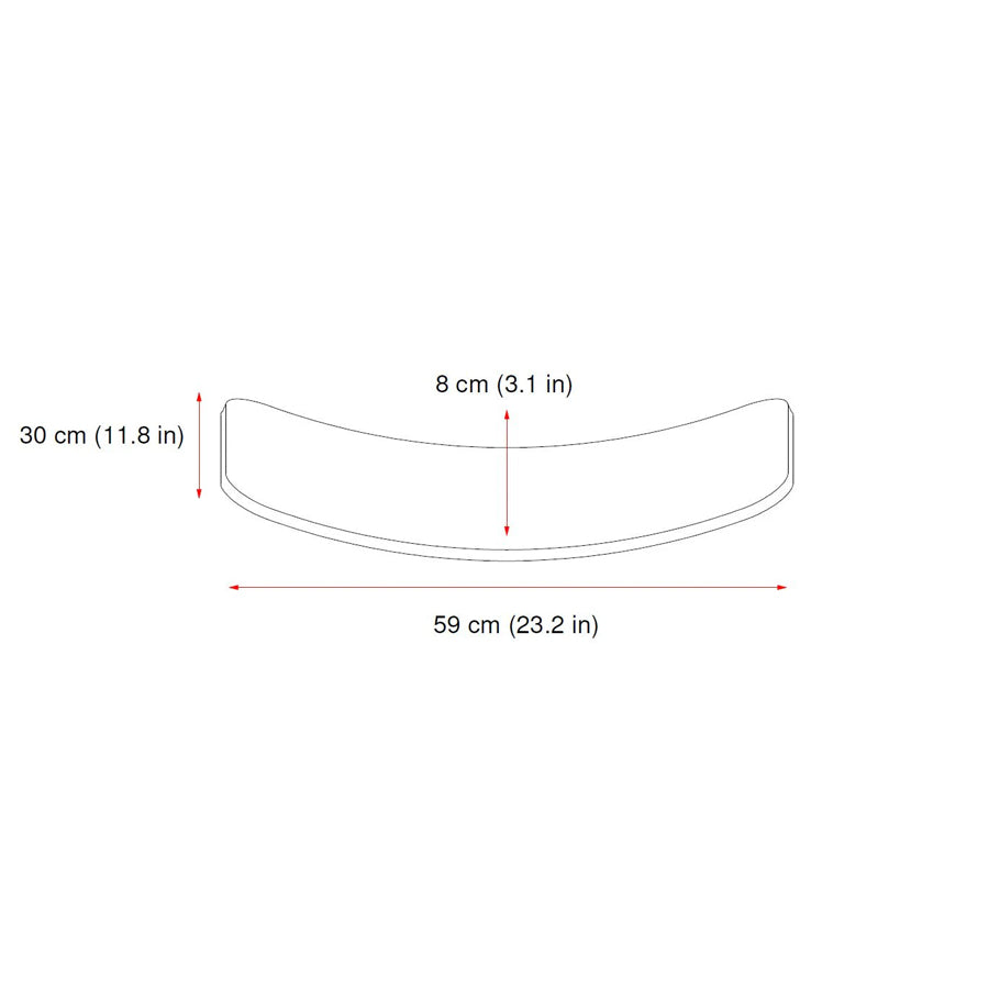 04_CurveLab balancebræt med filt, Little Arc, lys grå 3.jpg