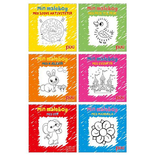 Pixibog Min Malebog med Kæledyr