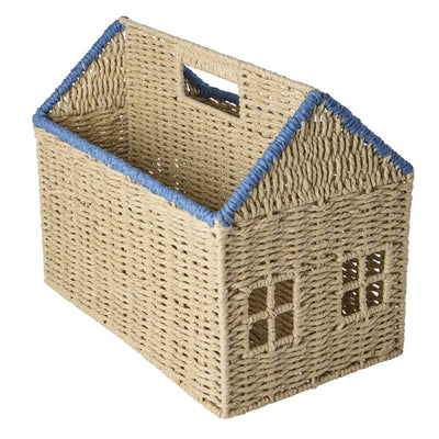 Rice opbevaringshus til bøger, blå